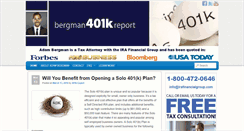 Desktop Screenshot of bergman401kreport.com